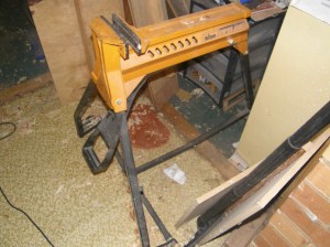 Triton Superjaws clamp (the red patch isn't blood - just some dye I spilled)